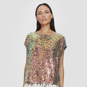 Bitte Kai Rand Sunset Sequin Blouse New With Tags